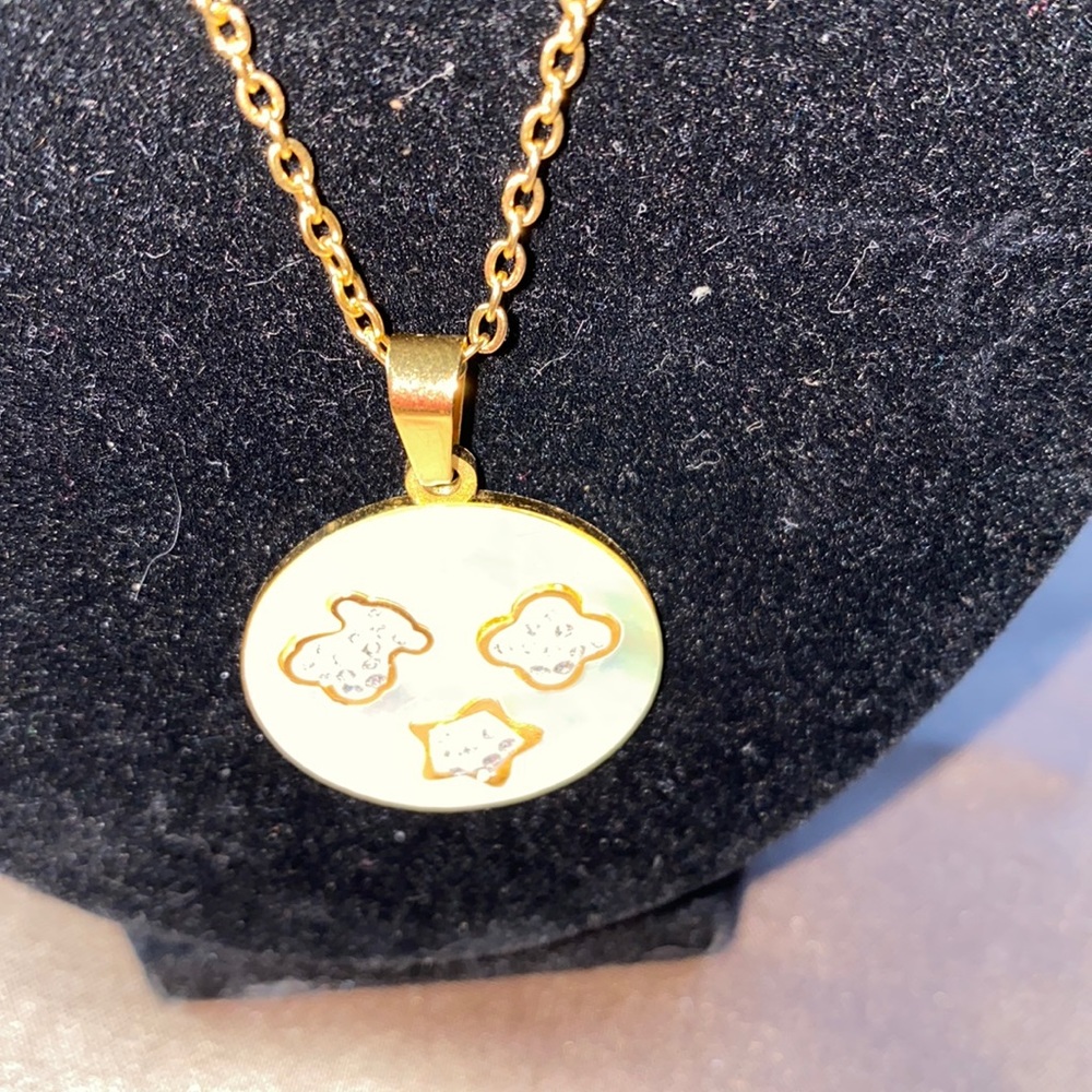 Stainless necklace set